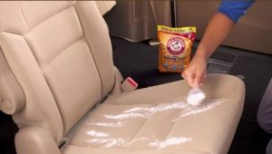 khử mùi cho ô tô bằng baking soda