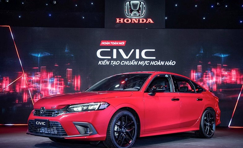 Xe ô tô Honda Civic 2022 phiên bản mới