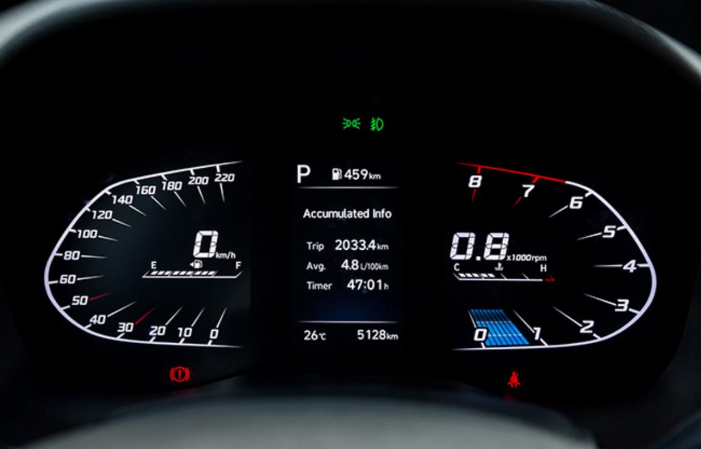 Nội thất xe Hyundai accent 2022