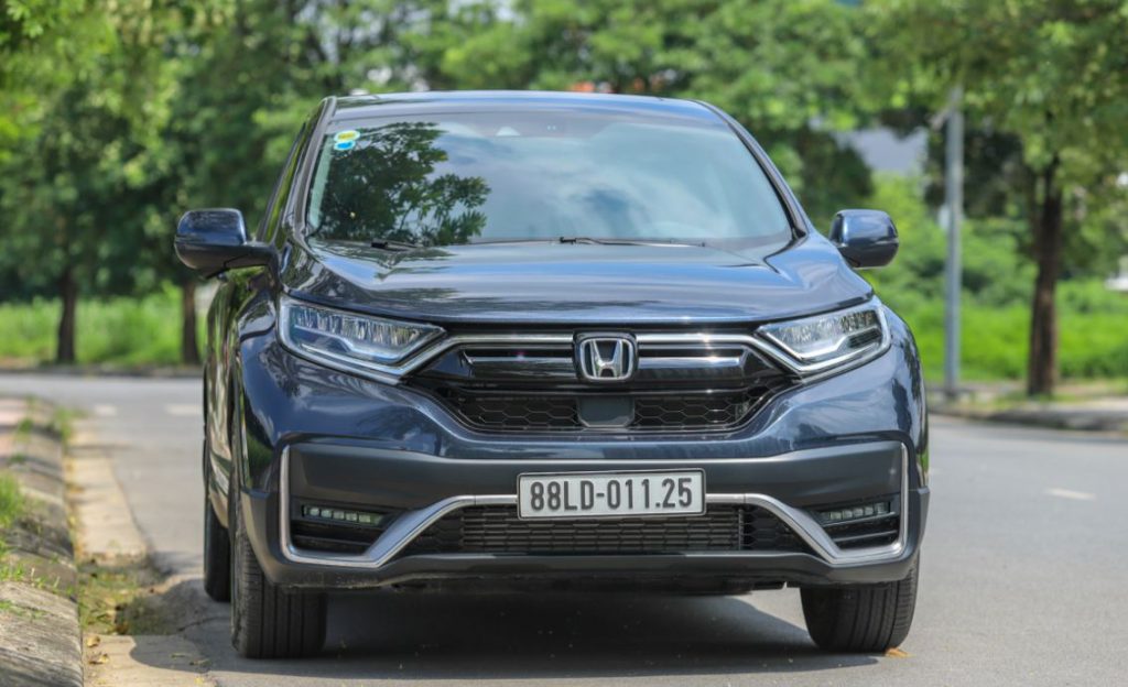 Thiết kế phần đầu xe của CR-V 